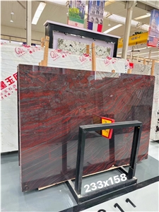 Iron Red Luxury Granite Natural Tiles&Slabs Polished Stone