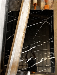 Moroccan Black Marquina Marble Slabs