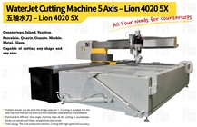 Waterjet Cutting Machine 5 Axis – Lion 4020 5X