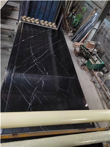 China Marquina Black Marble Slab
