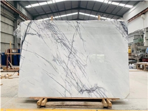 Milas Lilac Marble Slabs - Polished Finish