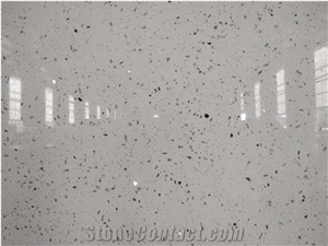 LQ-311 Mirror White Quartz Stone Vietnam Artificial Stone,