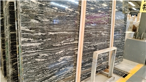 India Polished Black Markino Granite Slabs And Deco Tiles