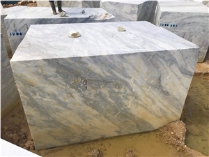 Stripped White Marble Blocks Vietnam Natural Stone