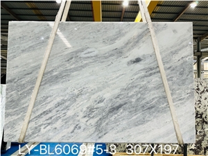 Pure Polished Blue Crystal Marble For Interior Decoration