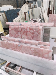 Pink Quartz Semiprecious Stone