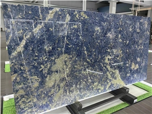 Luxury Blue Sodalite Marble Slabs And Tiles