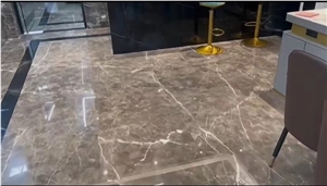Cyprus Grey Marble Floor Tiles Slab