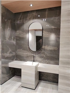 White Wooden Marble Vanity Tops, Bathroom Countertop