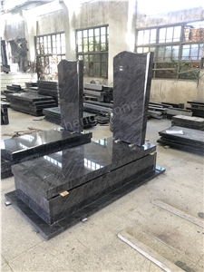 Bahama Blue Granite Single Monument/Tombstone