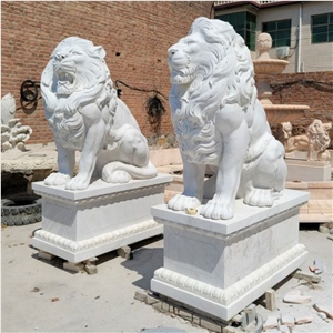 Animal Sculpture Lion Statues
