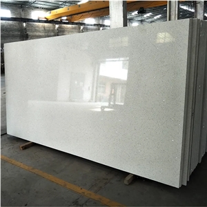 Factory Price White Crystal Quartz Slab
