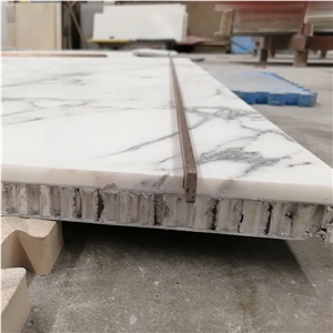 Volakas Marble Honeycomb Backed Stone Panels