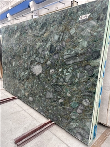 Green Marinace Granite Slabs In Italy
