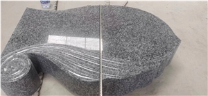 Ice Blacke Granite Headstone