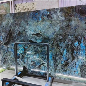 Customization Luxury Stone Labradorite Granite Dinner Table