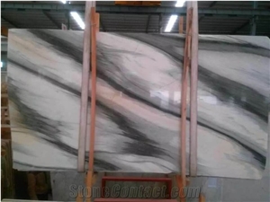 Cheap Mysterious White With Grey Marble For Wall Floor