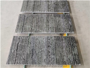 China Black Ocean Wave Marble Slab Tile