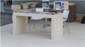 Custom Design Table In Pietra Leccese