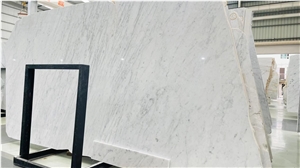 Italy Carrara White Marble Slab For Home Decor