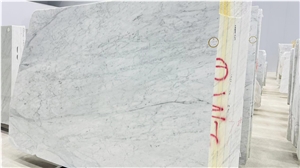 Italy Carrara White Marble Slab For Home Decor