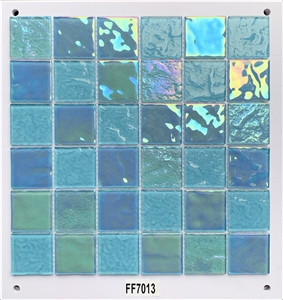 Decorative Swimming Pool Building Material Glass Mosaic Tile