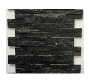 China Black Slate Ledge Stone Tiles