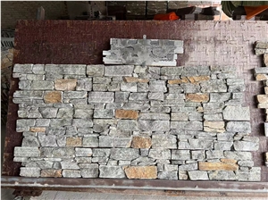 Green Quartzite Cement Ledgestone Wall Cladding
