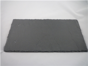 Natural Black Low Calcium Unfading Roofing Slates