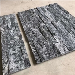 Natural Black Slate Stone Wall Cladding Panels