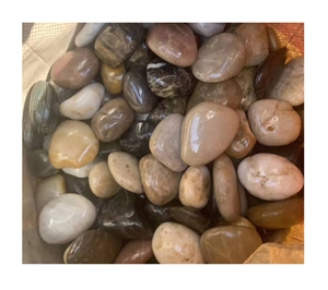 Natural River Stone Mix Color High Polish Pebbles