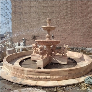 Outdoor Stone Garden Products Marble Water Fountain Sale