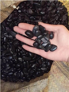 Polished Black Pebbles