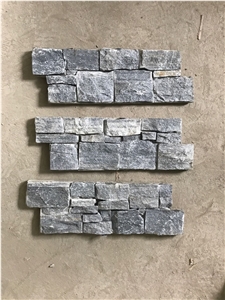 Wholesale Nature Slate Wall Stone Veneer Z Shape Wall Panel