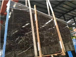 China Nero Portoro Marble Slab For Wall And Floor