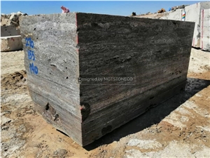 Hesar Black Travertine (MGT) Quarry