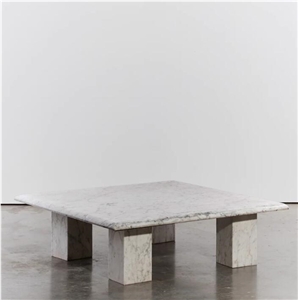Carrara Marble Coffee Table, Carrara Living Room Furniture