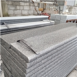 Supply Wuhan Sesame White Granite G603 Full Bullnosed Steps