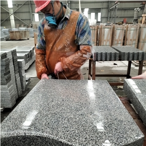 Wuhan Sesame White Granite G603 Headstone, Gravestone