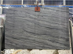 Brazil Platinum Grey Quartzite Polished Big Slab Wall Decor