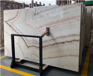 Rainbow Jade White Onyx Bookmatched Slab Tile Home Dector