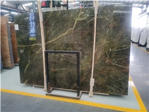 Amazon Style Forest Green Marble Natural Slab
