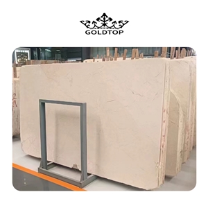 Beige Yellow Polished Surface Marble Slabs