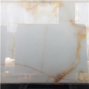 Best Quality Natural Polished Snow White Onyx Stone Tiles