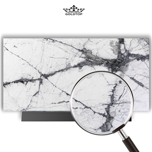 Chinese Luxry Snow River White Marble Slabs