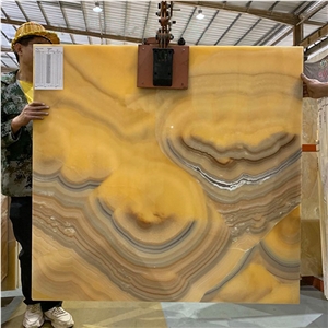 Customize Size Natural Polished Honey Onyx Stone