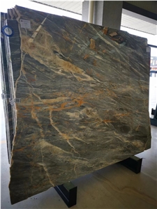 Luxry Blue Polished Marble Reception Counters