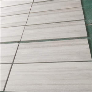 Luxury Wall And Floor White Wood Marble Tiles For Home Used