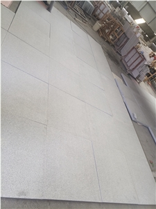 G603 Light Grey Granite Flamed Brushed Flooring Tiles
