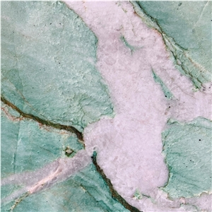 Botanic Wave Green Quartzite Slab